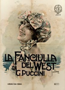 Fanciulla del West - film poster by Spellani