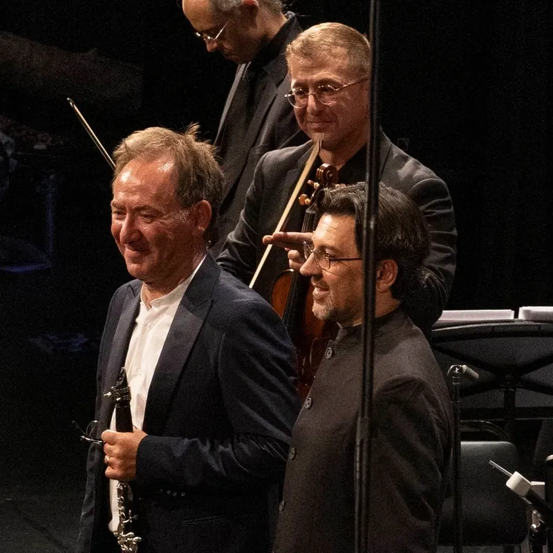 Clarinetist Massimo Santaniello and Conductor/Composer Gianmaria Griglio